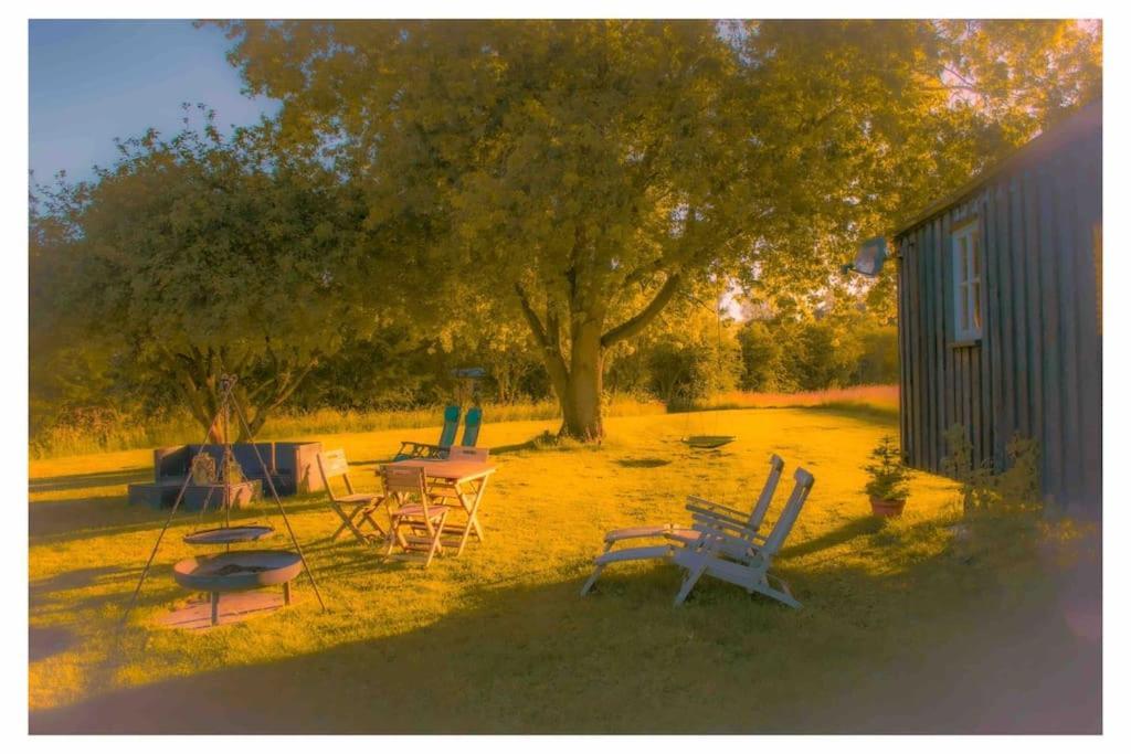Mountbatten Shepherds Hut & Buckhurst Shepherds Hut آشفورد المظهر الخارجي الصورة